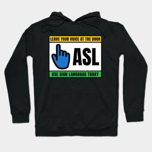 american sign language Hoodie